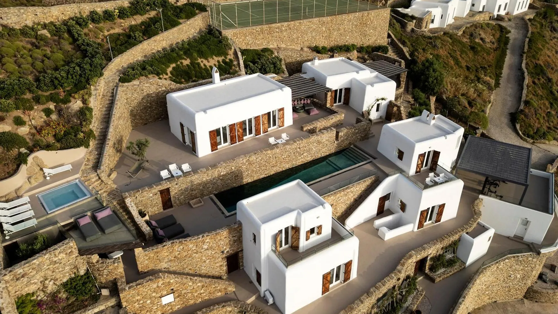 Villa Levi'S By Ethos Hospitality - Tennis Court Panormos  Griechenland